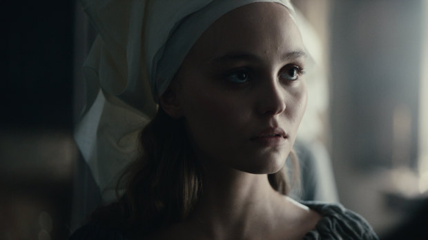 Lily-Rose Depp as Catherine in The King.