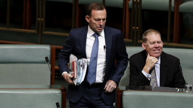 Former prime minister Tony Abbott on Thursday.