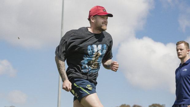 Blake Austin attends a speed and agility course run by Andrew Heffernan.