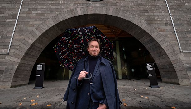 "My first thought was that I can see people walking through the gallery": director Tony Ellwood outside the National Gallery of Victoria. 