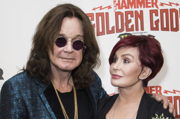 Ozzy Osbourne and his wife Sharon, pictured in 2018.