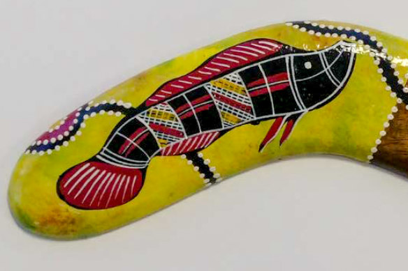 Another of Birubi's "Aboriginal" souvenirs.