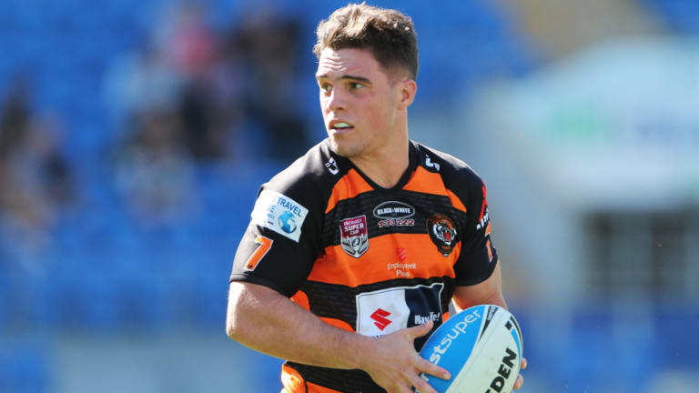 Pup: Brodie Croft with the Easts Tigers.