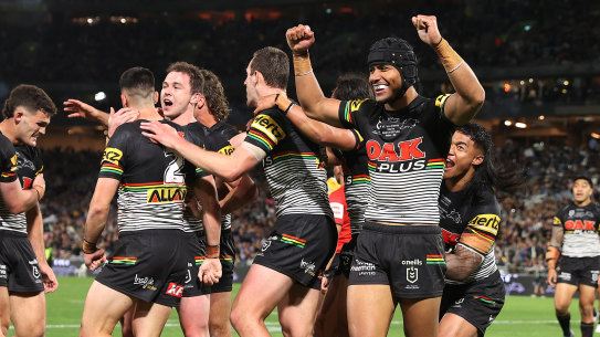 The Panthers never looked like losing the 2022 NRL grand final.