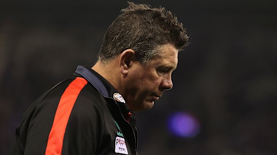 Struggle: St Kilda coach Brett Ratten.