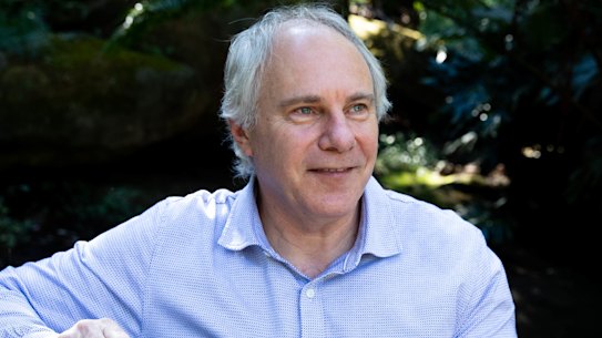 Lunch with Booktopia CEO, Tony Nash, in his Castlecrag backyard, in Sydney.