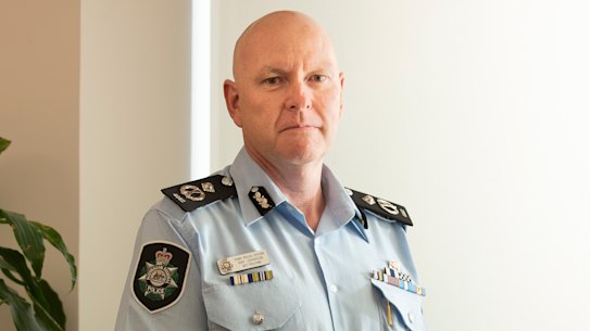 ACT chief police officer Ray Johnson, who says he supports nationally consistent laws to deal with outlaw motorcycle gangs.