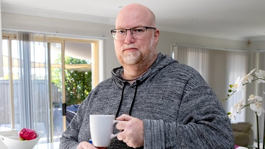 Craig Storkey at home Mt Annan. 