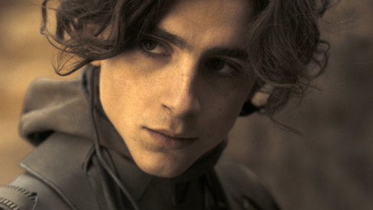 Timothee Chalamet as Paul Atreides in Dune.