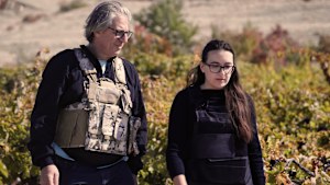 Father-daughter winemakers Vahe and Aimee Keushkerian.