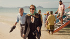 David (George Clooney) and Georgia (Julia Roberts) came to Hamilton Island last year to film  <i>Ticket to Paradise.