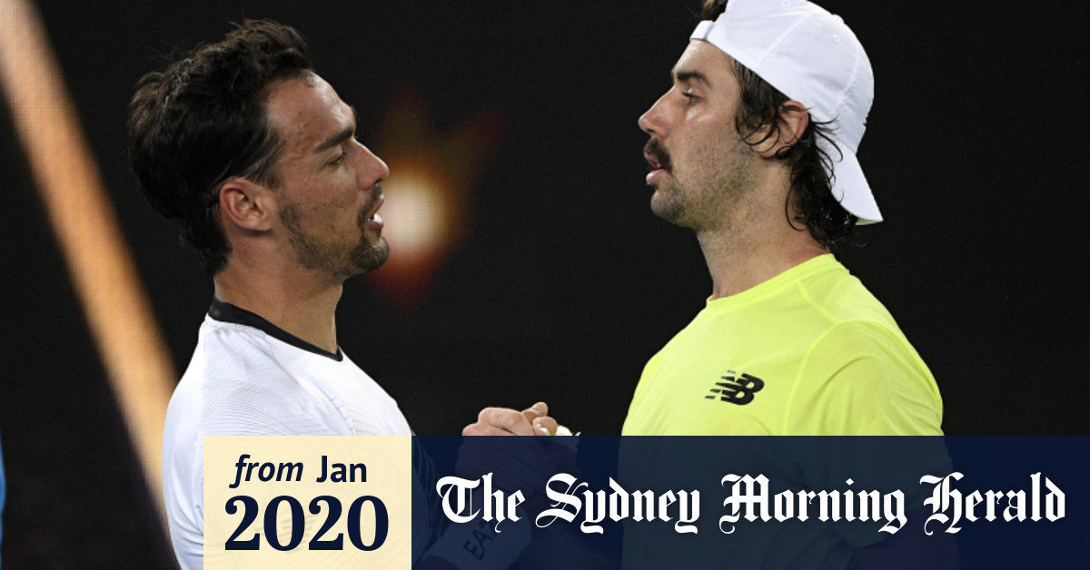 Australian Open 2020: Jordan Thompson defeated by Fabio ...