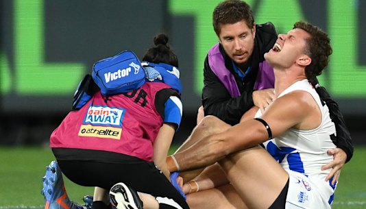 Charlie Comben has undergone surgery to repair a left ankle fracture.