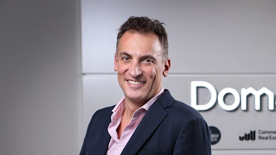 Antony Catalano when he was chief executive of real estate listing business Domain Group.