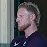 The forlorn figure: Ben Stokes in Australia.