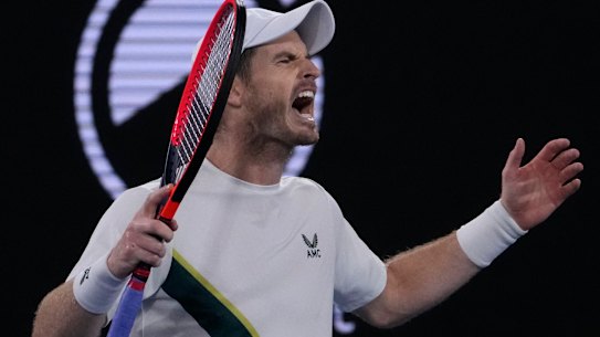 Andy Murray has been involved in some big rallies.