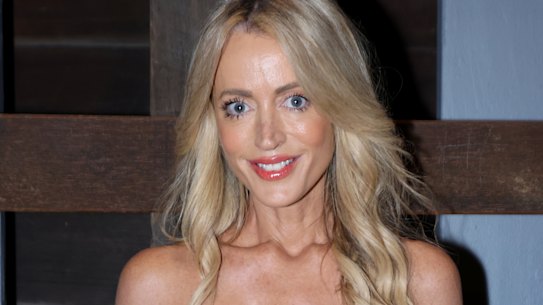 Jackie O arrives at the runway during the L’IDEE WOMAN show at Australian Fashion Week.