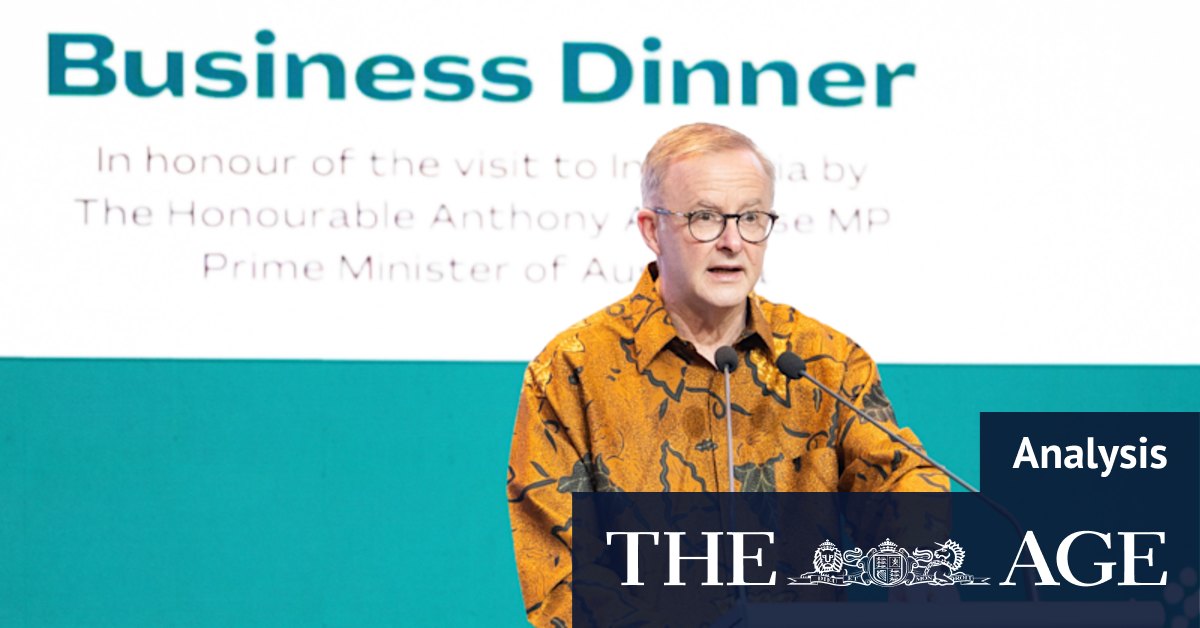 Anthony Albanese makes Indonesia central to Australian trade diversification away from China - Vimarsana News