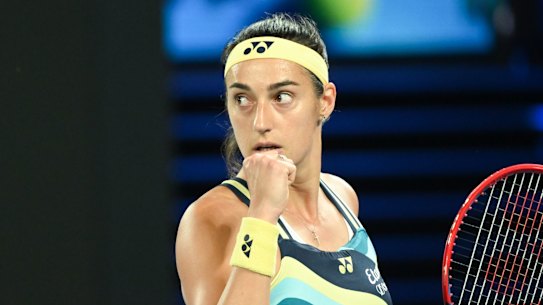 Pain barrier: Caroline Garcia.