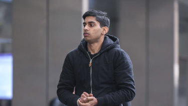 Harsimrat Singh outside the County Court in June 2020.