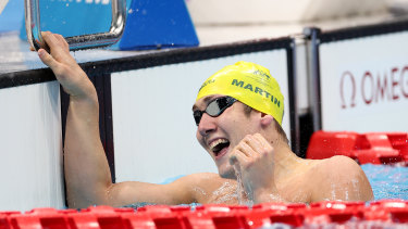 William Martin picks up his third gold on Thursday evening at the Tokyo Aquatic Centre. 
