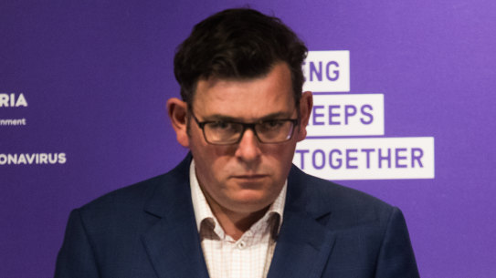 'We will get this job done': Premier Daniel Andrews on Monday.