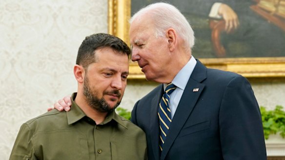 President Joe Biden met with President Volodymyr Zelenskyy last week.