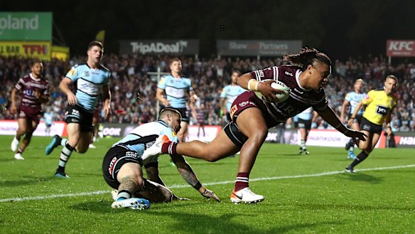 Romantic: But Manly fans don't enjoy sitting on the muddy hill at Brookvale oval in winter.