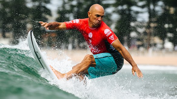 11-time world champion Kelly Slater.