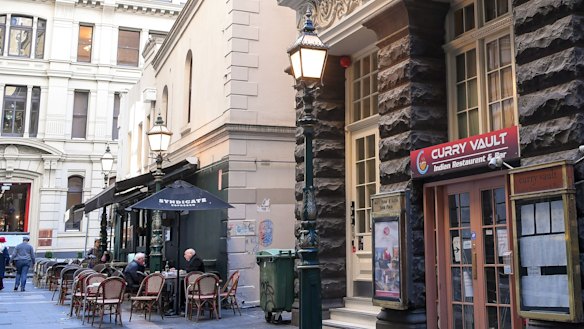 Curry Vault restaurant in Melbourne’s CBD.