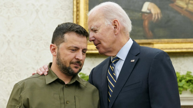 President Joe Biden met with President Volodymyr Zelenskyy last week.