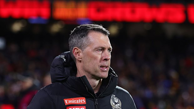 Magpies coach Craig McRae.