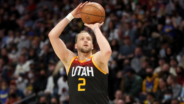 Joe Ingles in action for the Utah Jazz earlier this season.