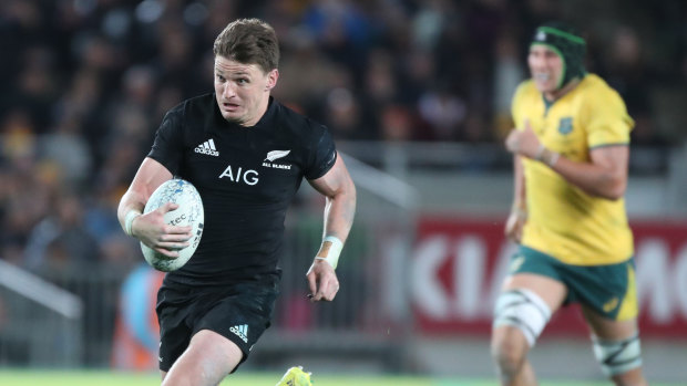 Absent: Beauden Barrett is sitting out the clash with Argentina.
