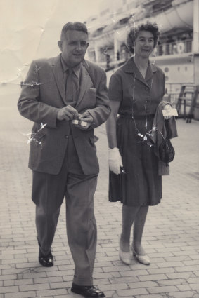 Phyllis Hocking with her husband Jack.