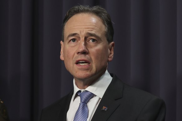 Greg Hunt urged people to get their second dose of AstraZeneca.