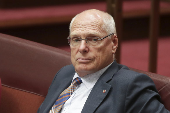 Senator Jim Molan is stepping away from parliamentary duties after being diagnosed with cancer.