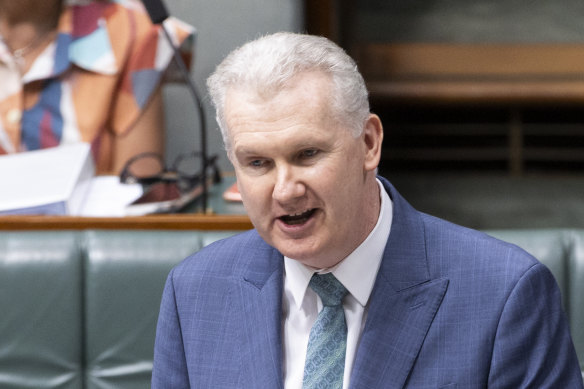 Minister for Employment and Workplace Relations Tony Burke