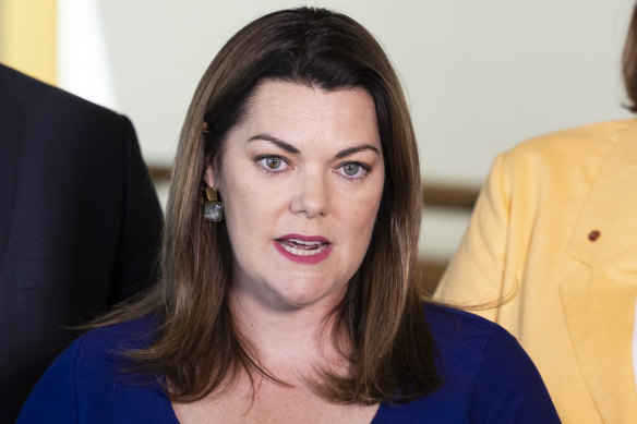 Greens Senator Sarah Hanson-Young.