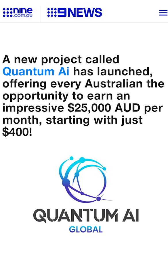 Some of the scam ads linked to this investment scam website, showing this counterfeit news article. 