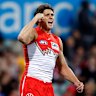 Here S Charlie Curnow S Sensational Six Goal Haul Bullies The Dogs Under Friday Night Lights P60ci8