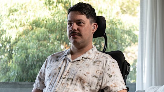 Declan Lee, from Sydney’s northern beaches, was left on a hospital bathroom floor for several hours because staff were unable to lift him.