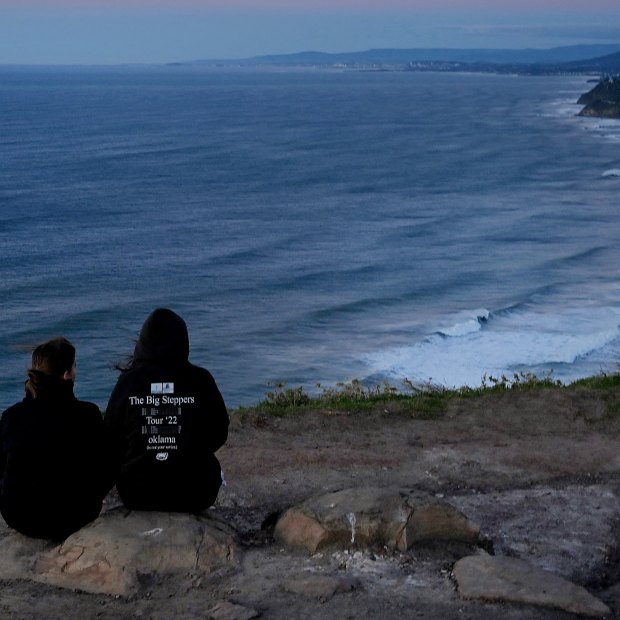 The sun rises over the Illawarra, soon to be the site of an offshore wind farm.