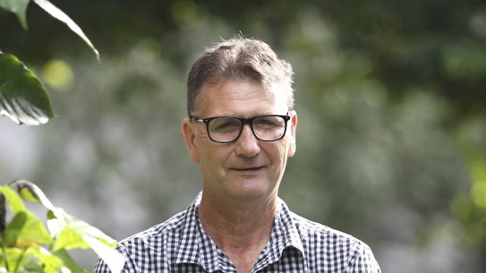 The man behind the machine: former Labor adviser turned teal mastermind Anthony Reed in Sydney on Sunday.