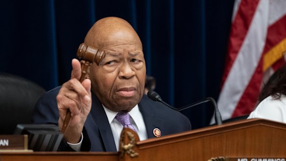 House oversight and reform committee chair Elijah Cummings, who is the latest to attract President Donald Trump's ire. 