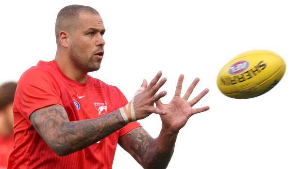 The Swans have taken a conservative approach with Lance Franklin this year.