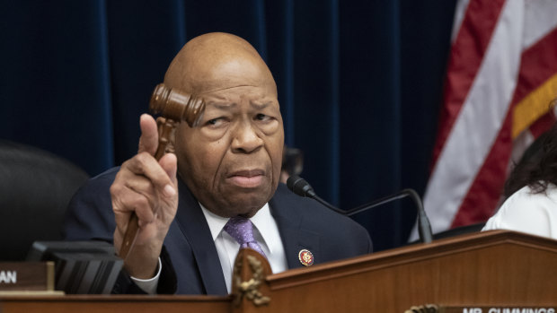 House oversight and reform committee chair Elijah Cummings, who is the latest to attract President Donald Trump's ire. 