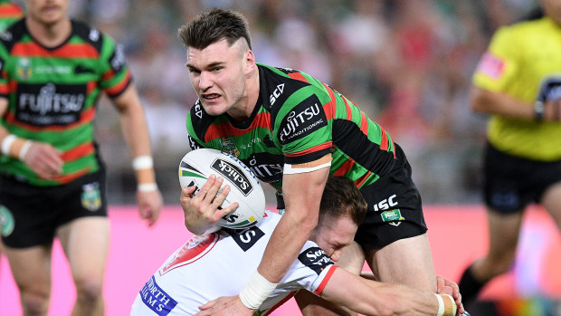 Get it over with: Angus Crichton will face his former club Souths in his first Roosters game in the NRL.