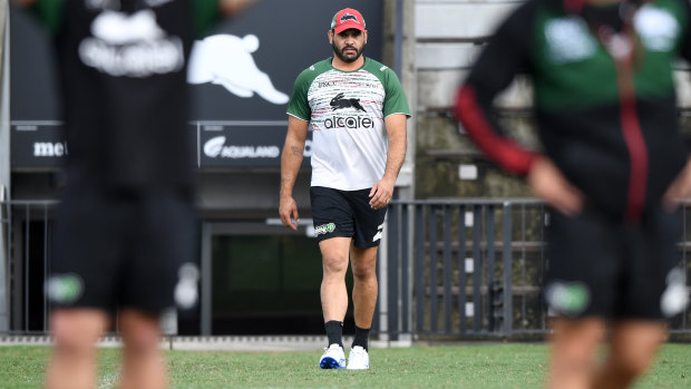 Tough start: Greg Inglis suffered two minor injuries against the Dragons having already had a limited pre-season.