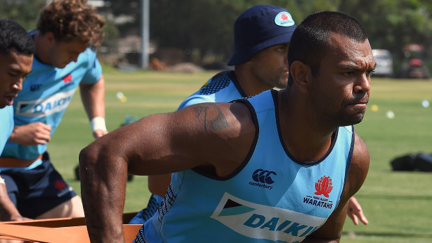 Back on the field: It hasn't been a great three months for Kurtley Beale. 